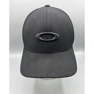 Oakley Black Baseball Cap Large Fitted L/XL Adult